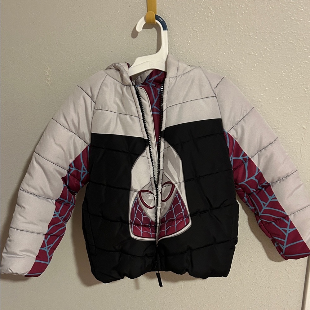 Spider-Man Themed Puffer Jacket